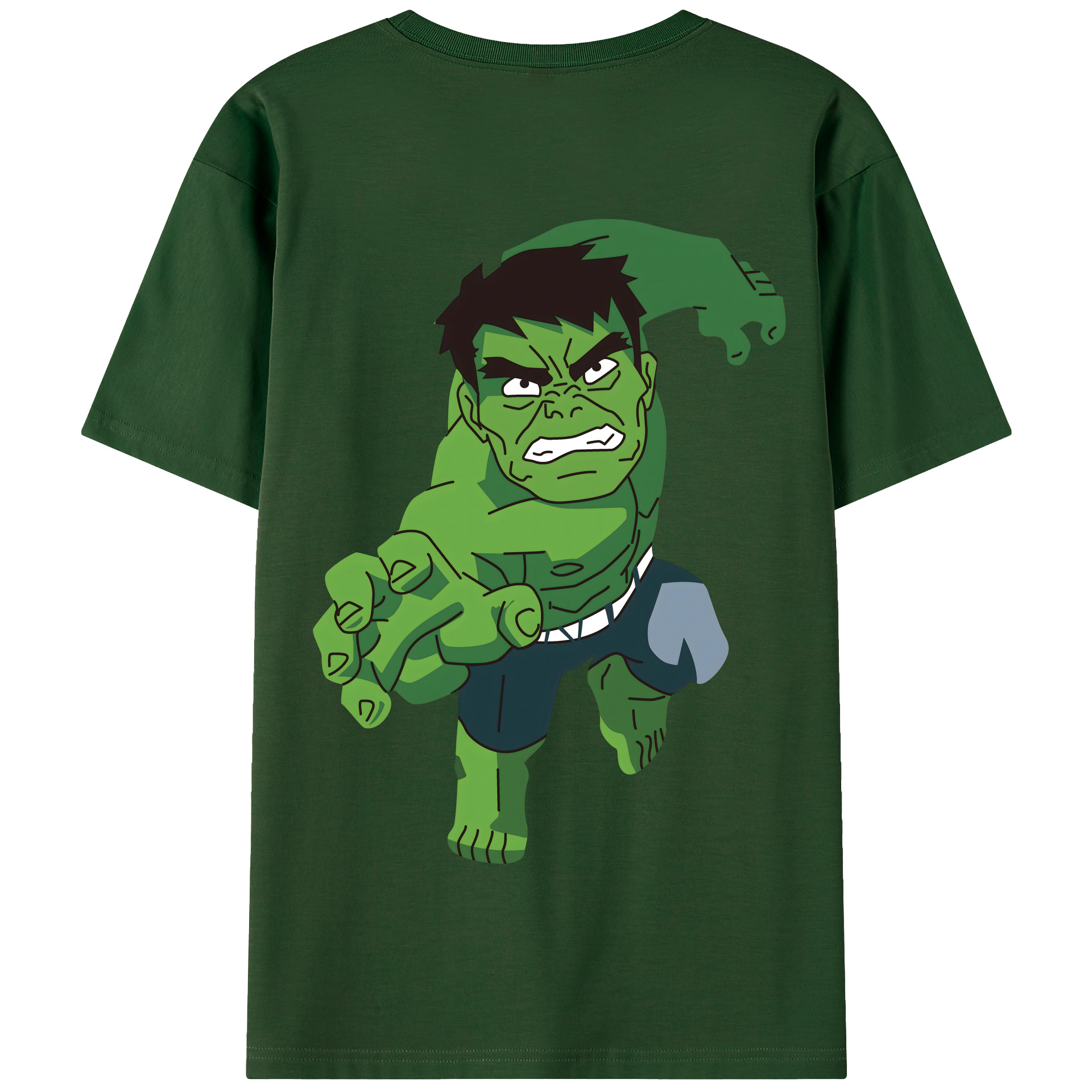 （画像用） アベンジャーズ The Avengers 綿100％半袖Tシャツ（背面プリント）